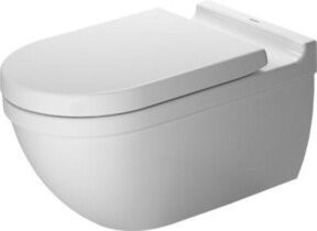 Duravit Wand-WC Starck 3 Tiefspüler in Weiß mit Unterputzmontage, B/H: 36,5 x 62 cm - Bild 1
