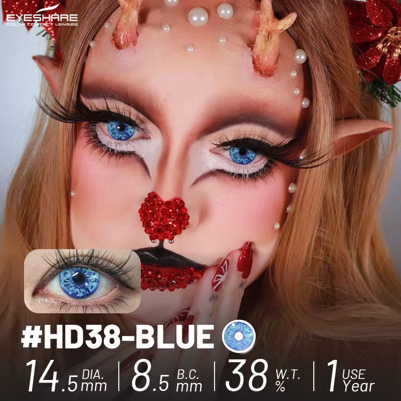 EYESHARE DEATHEYE Kontaktlinsen, blau, 1 Paar - Bild 3