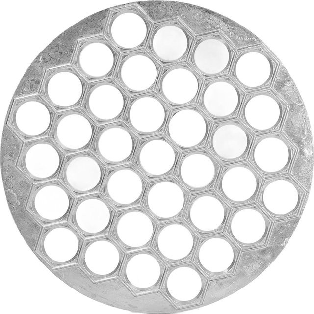 GoolRC Knödel Maker aus Aluminium und Edelstahl in Silber für Wonton, Gebäck und Kekse, rund - Bild 1