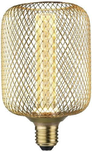 Paulmann LED E27 Zylinder Spiral Leuchtmittel, 4.2W, Gold/Messing, Durchmesser: 10 cm, Höhe: 16.2 cm - Bild 1