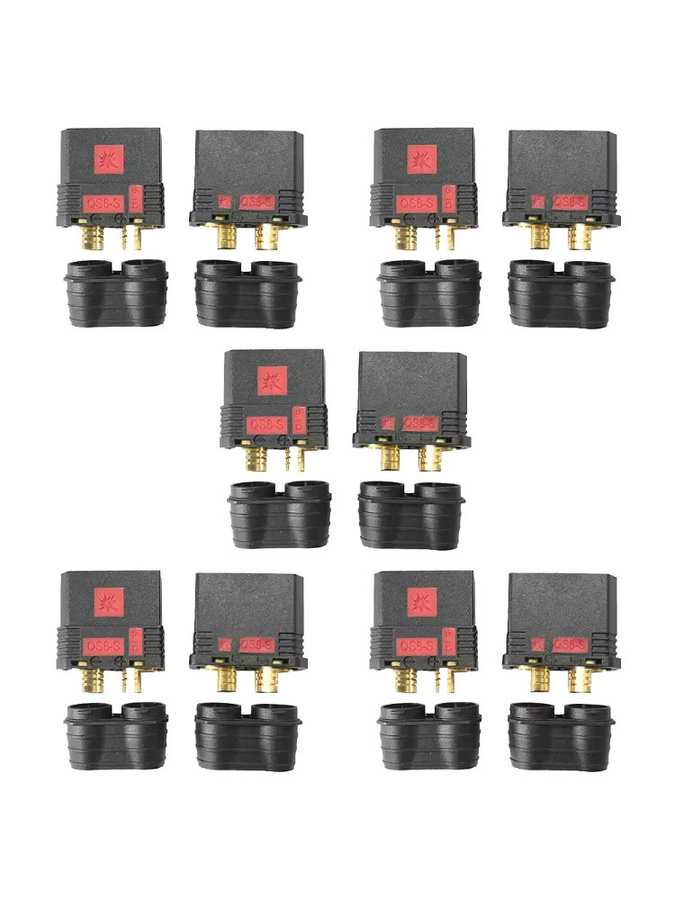 Skyquist QS8 Hochstrom Anti-Funken Batteriestecker Set männlich und weiblich in Schwarz für Drohnen und Pflanzenschutzmaschinen - Bild 5