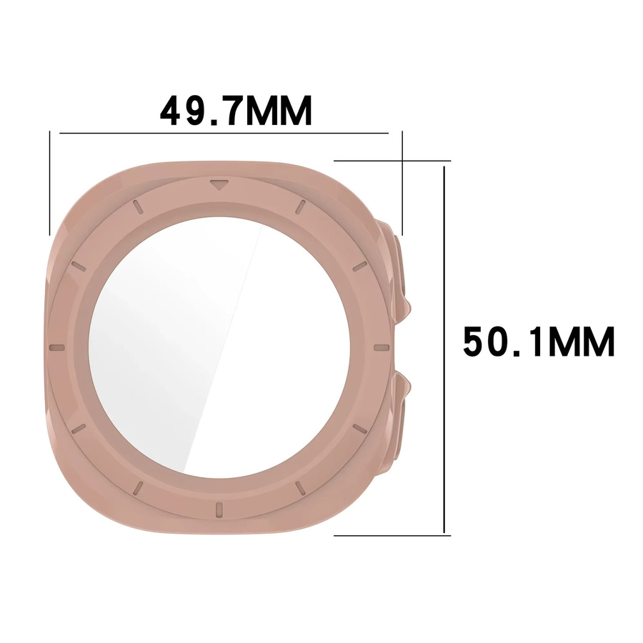 CHIICSMART Schutzhülle für Samsung Galaxy Watch 7 Ultra 47 mm mit gehärtetem Glas und Stoßstange - Bild 4