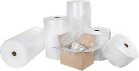 Qbubble® Luftpolsterfolie transparent, 2-lagig, 2 Rollen, Breite: 50 cm, Länge: 50 m - Bild 1