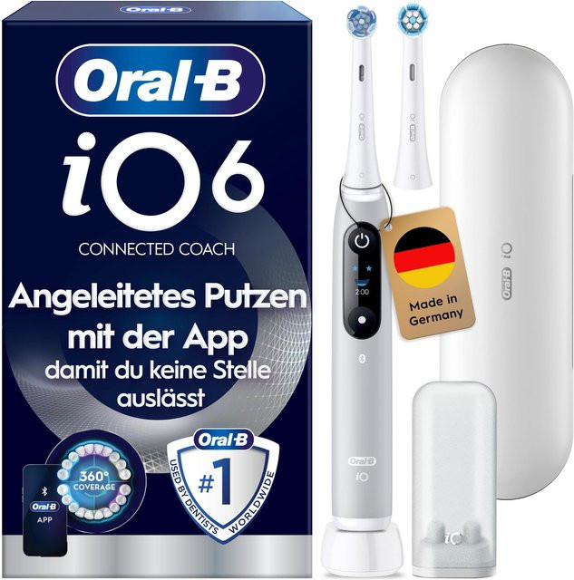 Oral-B iO Series 6 Elektrische Zahnbürste, Grey Opal - Bild 2