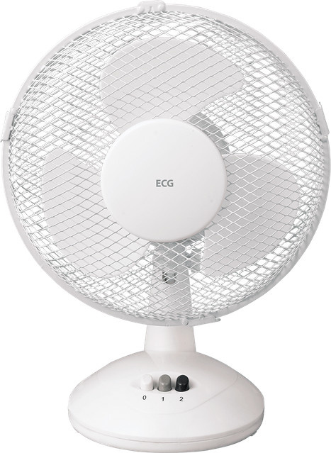 ECG Tischventilator FT 23a in Weiß mit Oszillationsfunktion - Bild 1
