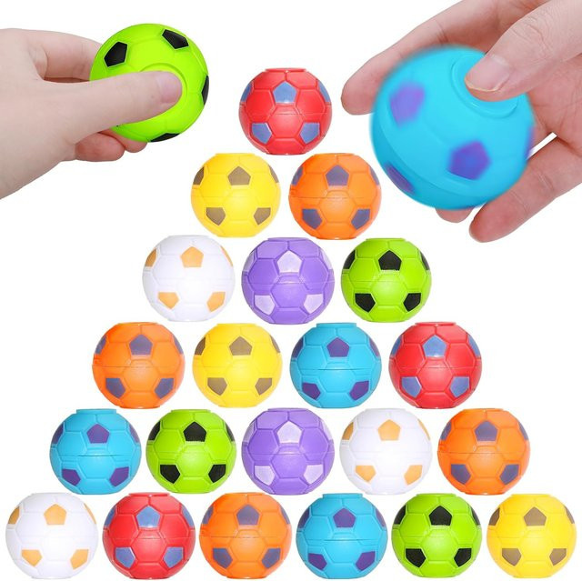 Binchi Outdoor Equipment Fidget Spinner Fußball Spielzeug, 12-teiliges Set, blue - Bild 1