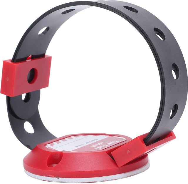 BD D25 Schaltschrankgriffschloss aus isoliertem ABS-Kunststoff für 8 bis 16 mm Griffe in Grau - Bild 1