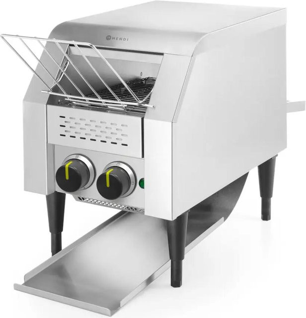 Hendi Durchschub-Toaster aus Edelstahl in Silber mit 1340W - Bild 1
