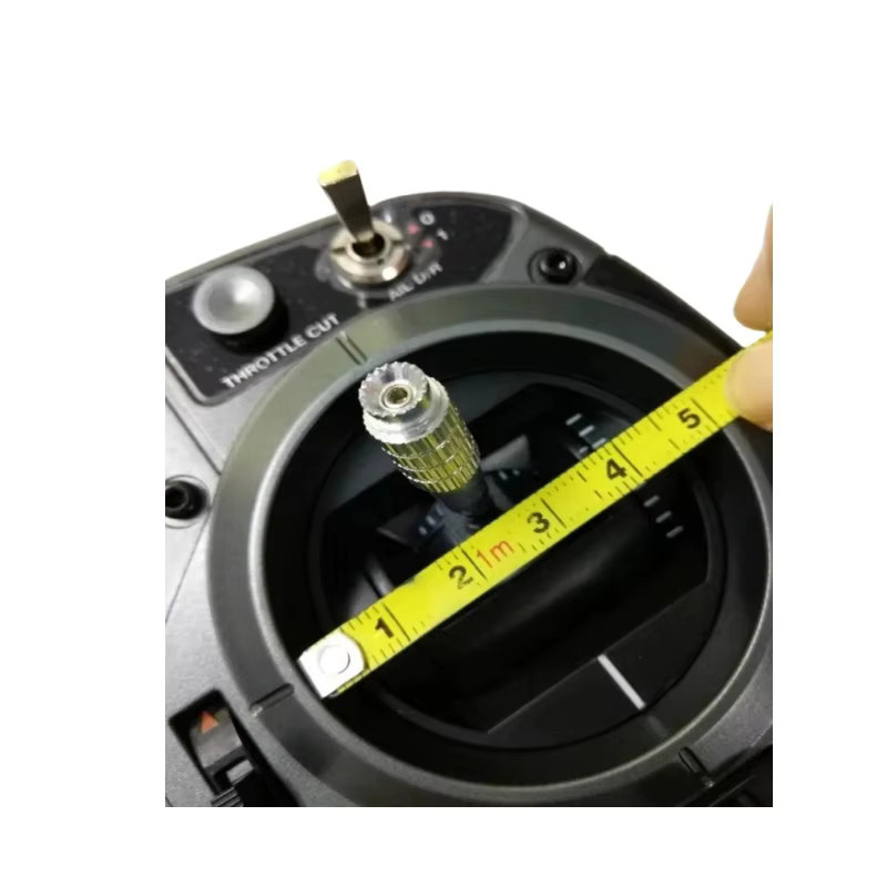 Gimbal-Steuerknüppel und Gashebel Upgrade-Teile für Spektrum DX6i DX9 Sender und HobbyKing ORX T-SIX RC-Controller in Schwarz - Bild 4