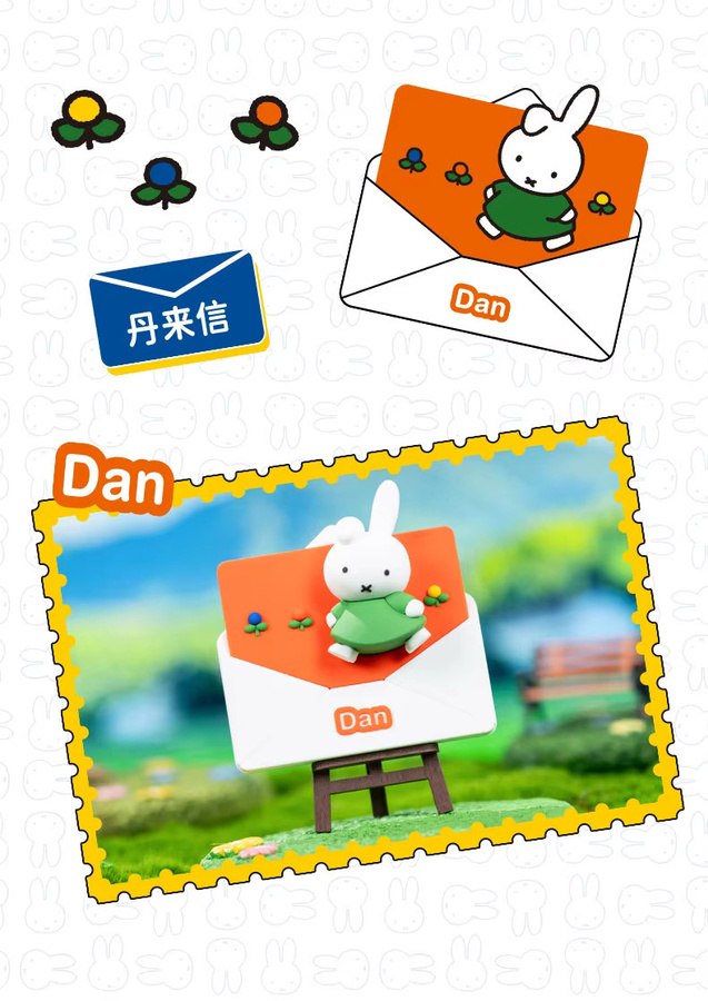 Miffy Kaninchen Kühlschrankmagnet, Einzelfigur, Bunt / Mehrfarbig - Bild 2