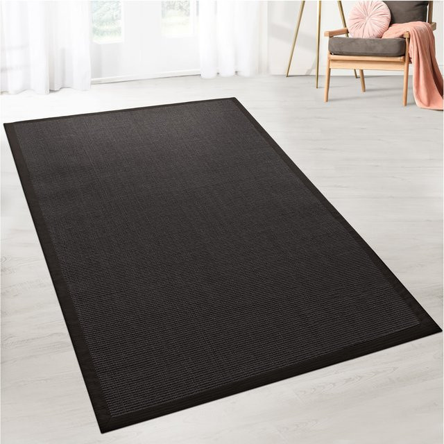 Karat Sisalteppich Amazonas mit Bordüre Schwarz B: 200 cm, T: 290 cm - Bild 3