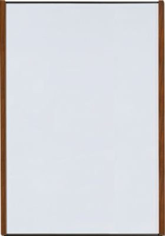 moedel Wandschild LMH DIN A3 Hochformat mit Holz- und Aluminiumrahmen in Schwarz/Nussbaum, B: 30,85 cm, H: 42,25 cm - Bild 1