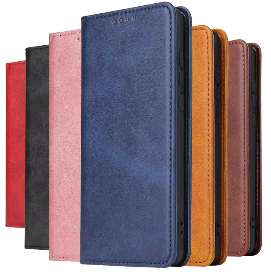 Luxus Lederhülle im Brieftaschen-Design für Sony Xperia 1 IV, 1 V, 10 V, 10 VI und 5G Modelle in Braun und Multicolour - Bild 1