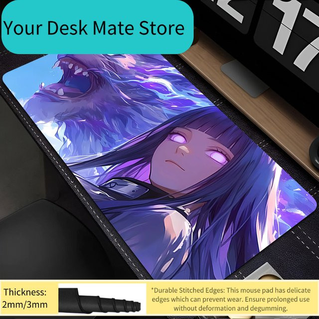 Gamer Cabinet Mauspad Naruto Hyuuga Hinata Multicolor B: 90 cm, T: 40 cm - Bild 1