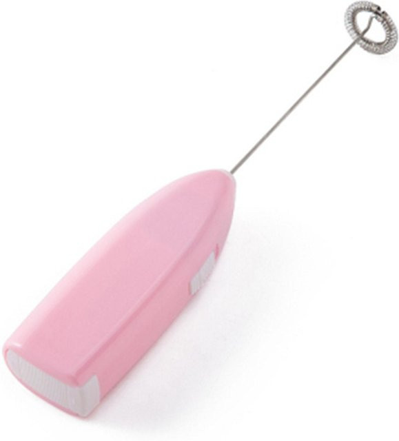 TOMTOP JMS Kabelloser elektrischer Handmixer aus Kunststoff und Metall, Batteriebetrieben, Rosa - Bild 1