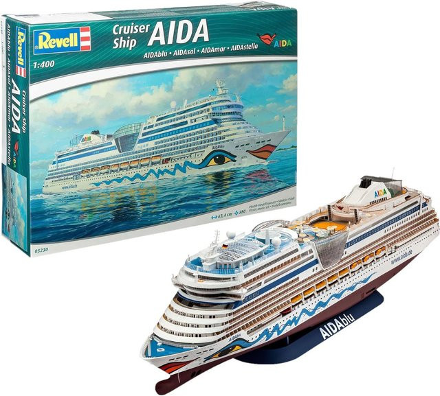 Revell Aida Schiffsmodell Bausatz, 1:400, ab 12 Jahren - Bild 3