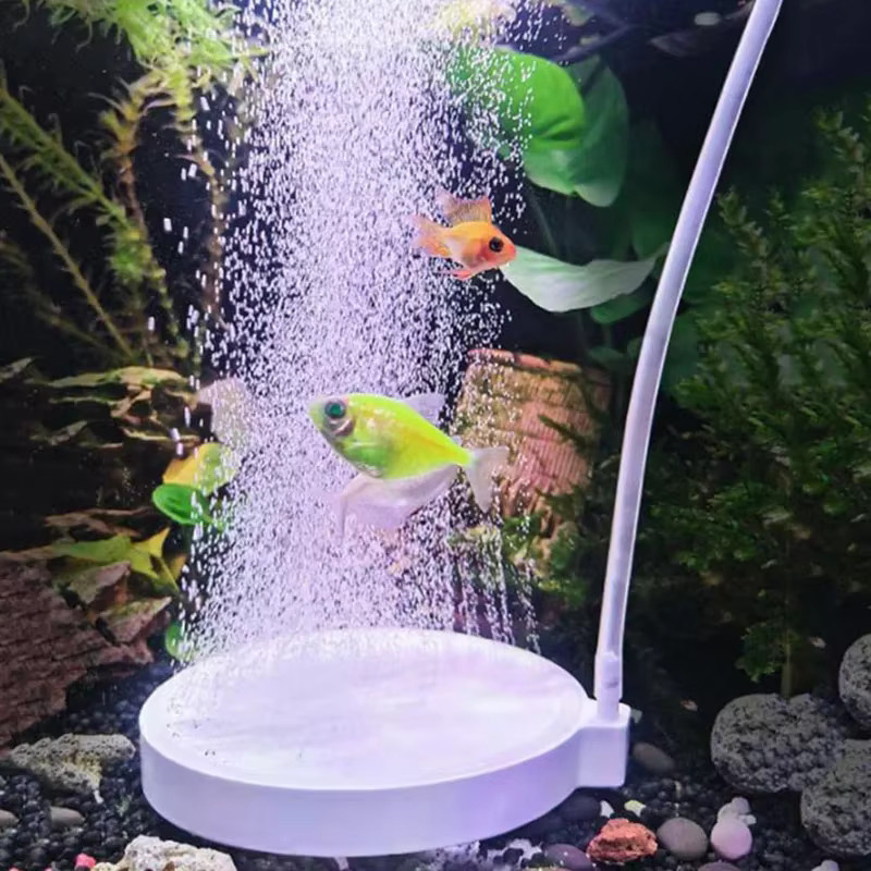 ZHIYANG Aquarium Nano Air Stein Sauerstoff Belüfter in Weiß für Teich und Hydrokultur - Bild 6