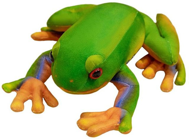 Binchi Fitness Frosch Plüschkissen, grün, ab 14 Jahren - Bild 1