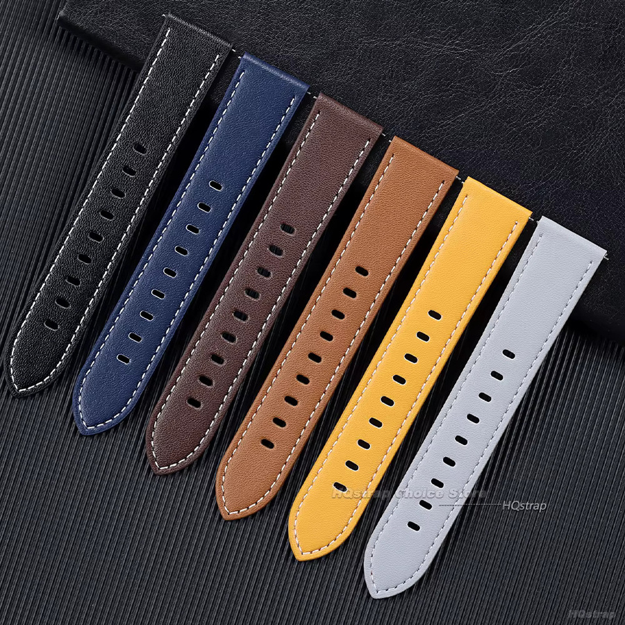 HQstrap Uhrenarmband Echtleder, 22mm 20mm, Unisex - Bild 2