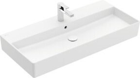 Villeroy & Boch Waschtisch Memento 2.0 aus Keramik in White mit Überlauf, B/T: 100 x 47 cm - Bild 1