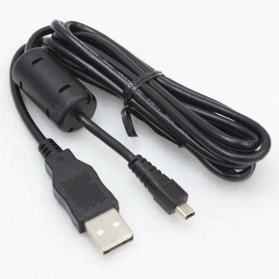 USB auf 8-poliges Mini-USB-Kamera-Datenkabel für Sony und Nikon Coolpix in Schwarz - Bild 3