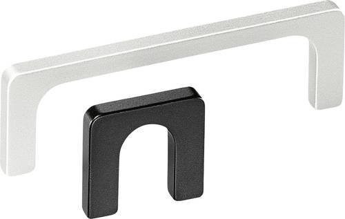 Rohde Gerätegriff R2-08.120.04 in Schwarz, mattem Aluminium, B: 8 cm, H: 4 cm, L: 13,2 cm - Bild 1