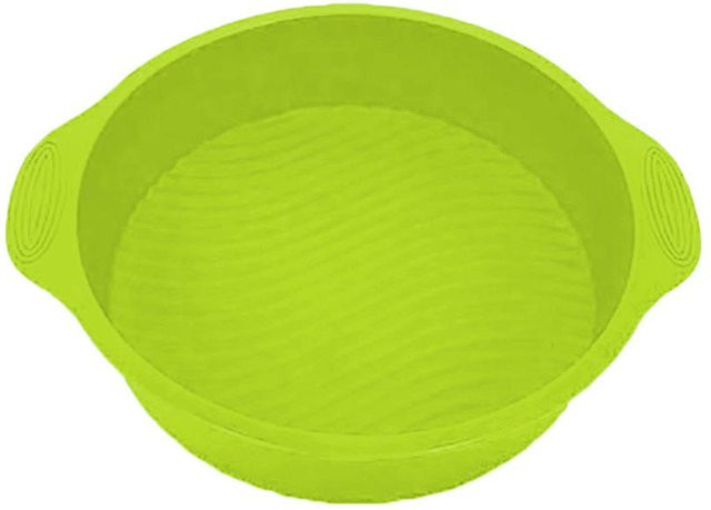 Runde Silikon Backform für Kuchen in Grün, 11 Zoll, Antihaftbeschichtet - Bild 1