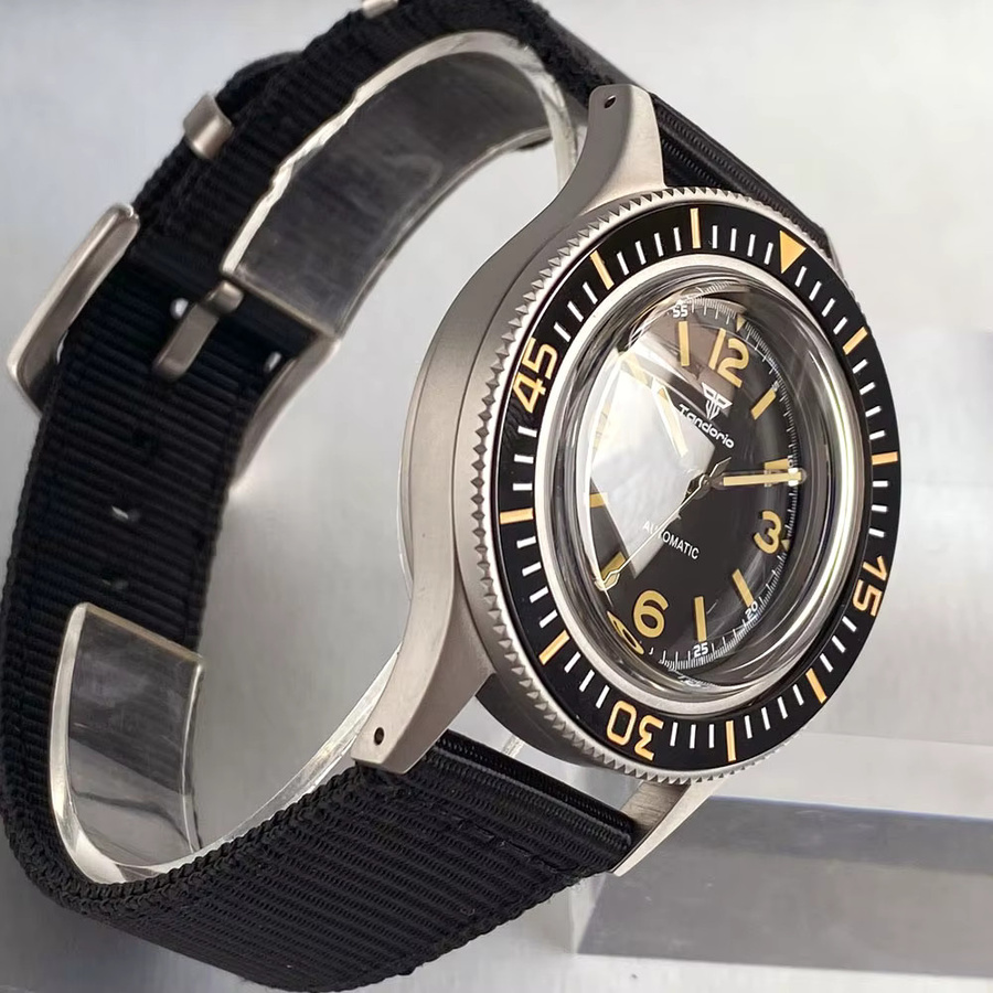 Tandorio Taucheruhr, Automatik, Edelstahl, 40 mm, Grün, Herren - Bild 4