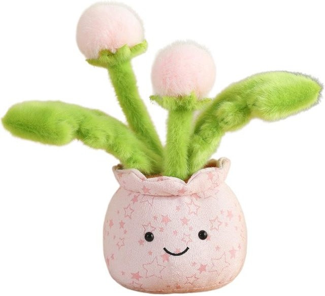 Yiran Health & Beauty Blumen Grüne Pflanze Plüschtier, 25cm, ab 14 Jahren - Bild 1
