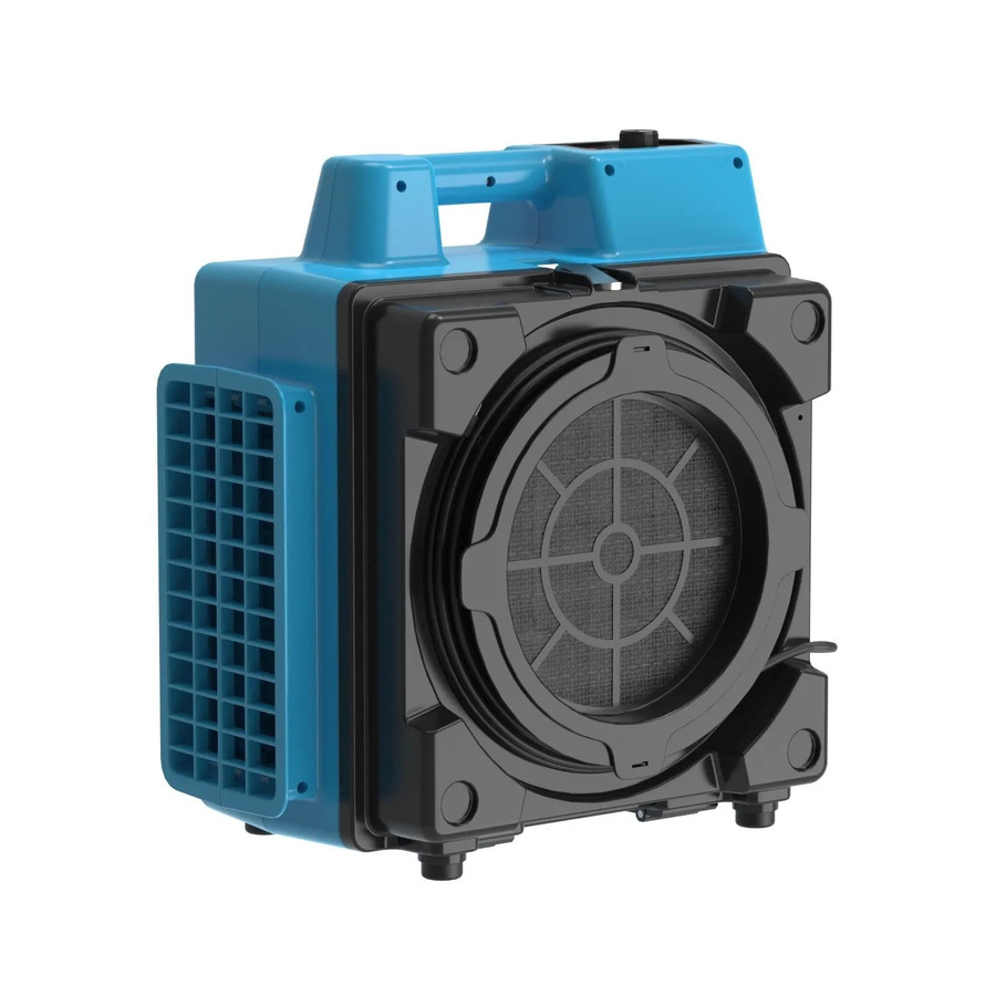 Xpower X-2580 Mini-Luftwäscher mit 550CFM, 5-Gang und 4-stufiger HEPA-Filtration in Blau/Multicolor - Bild 2