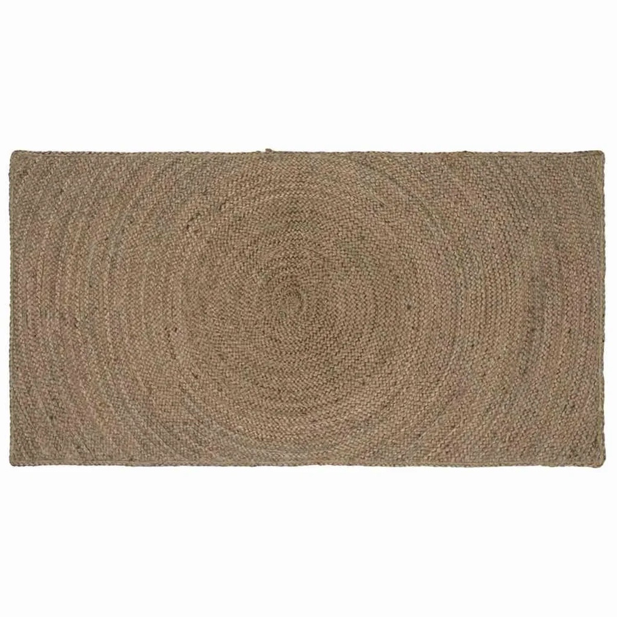 vidaXL Bereichsteppich aus Jute in Grau und Beige, rechteckig, Breite: 80 cm, Länge: 150 cm - Bild 2