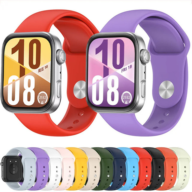 Uhrenarmband Silikon, Huawei Watch FIT 3, Fit 2, Fit 4 Pro, Unisex - Bild 1
