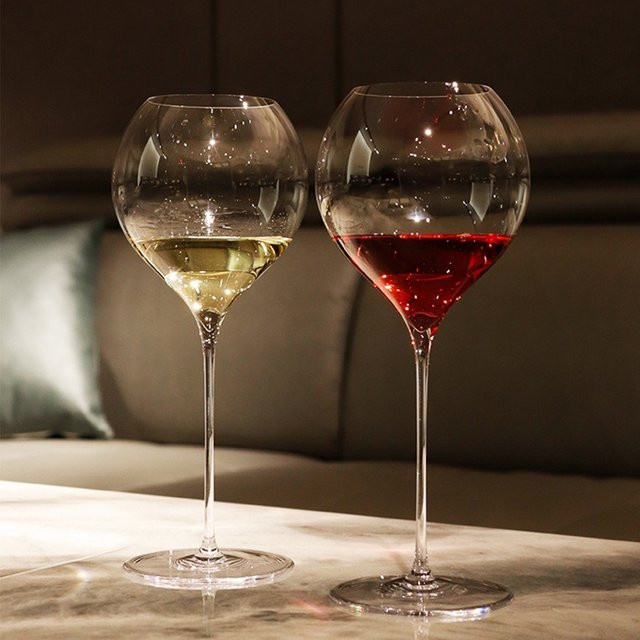 Durchsichtige Weingläser für Rotwein und Weißwein, 600 ml - Bild 1