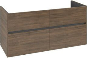 V&B Waschtischunterschrank Collaro in Arizona Oak mit mittigem Waschtisch, B/T/H: 126,1 x 48,0 x 61,0 cm - Bild 1