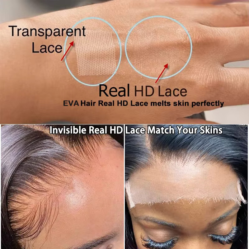 Eva Hair HD Lace Frontal Echthaar-Closures - Bild 5