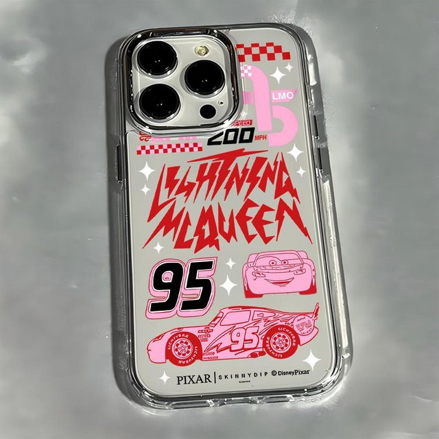 Transparente Handyhülle mit Disney Cars Lightning McQueen und Tow Mater Design für Samsung Galaxy S25 S24 S23 S22 S21 S20 Note20 FE Ultra Edge Plus - Bild 1
