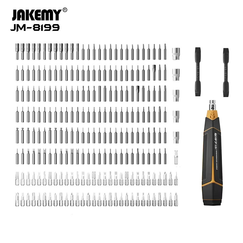 JAKEMY JM-8199 257-in-1 Multifunktions-Schraubendreher-Set mit modularem Werkzeugkasten und Präzisions-Bits aus S2-Stahl - Bild 2