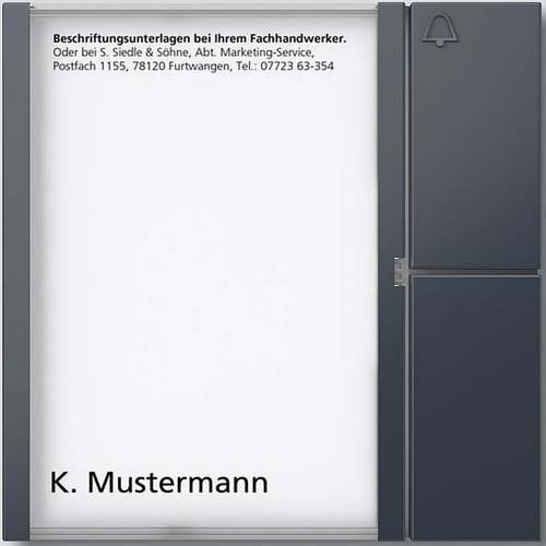 Siedle Funktionsmodul für Türsprechanlagen in Anthrazit - Bild 1