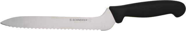 Schneider Brotmesser aus Edelstahl in Schwarz, Länge: 18 cm - Bild 1