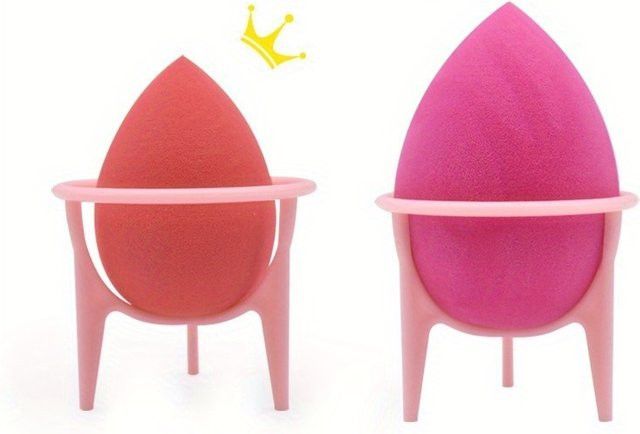 Baopinger 2er-Set Puff-Aufbewahrungsregal für Make-up-Schwämme und Beauty-Eier - Bild 1