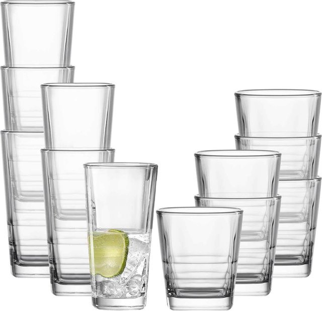 Ritzenhoff & Breker Bali Longdrink- und Whiskygläser Tumbler, 12er Set, transparent - Bild 1
