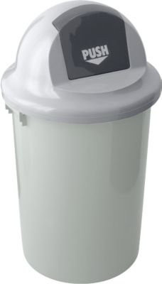 Probbax Abfallbehälter aus Kunststoff, grau, Volumen: 47 l, B: 78,0 cm, T: 41,0 cm, H: 47,0 cm - Bild 1