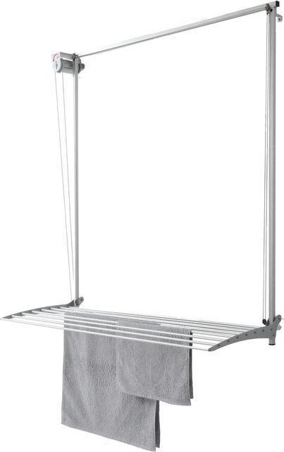 Foxydry Wand Wäscheständer klappbar in Grau mit 11,5 m Trockenlänge, Breite: 152 cm - Bild 1