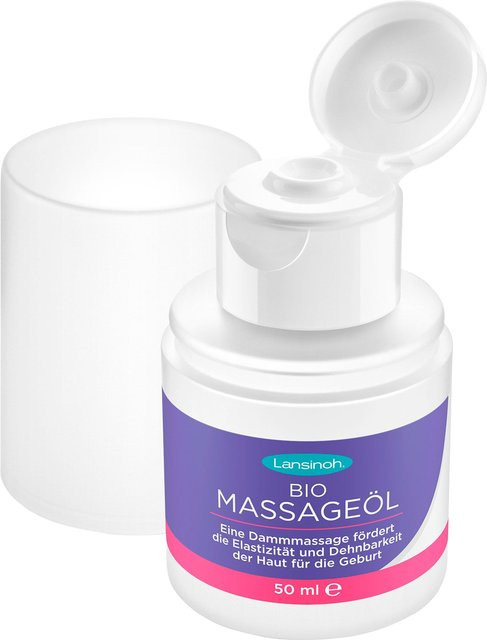 Lansinoh BIO Damm-Massageöl, 50 ml, mit Vitamin E - Bild 1