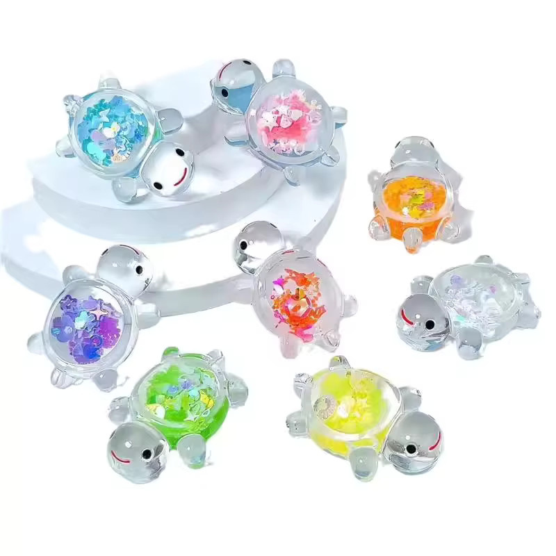 Alek Schildkröten-Anhänger, transparent, leuchtend, Unisex - Bild 2