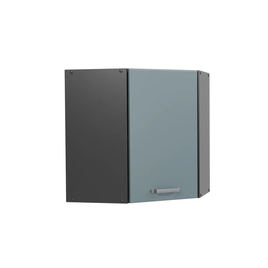 Vicco R-Line Eckhängeschrank Küchenschrank modern in Anthrazit Blau Grau Breite: 57 cm - Bild 3