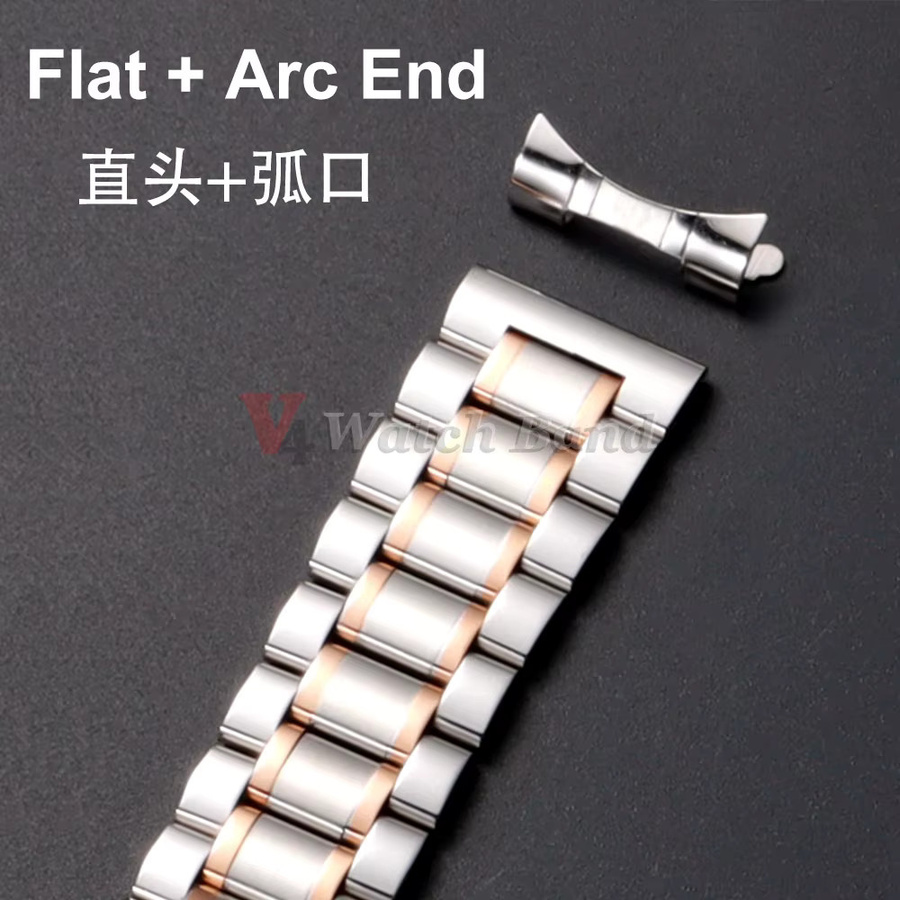 Uhrenarmband Edelstahl, Silber, Unisex - Bild 1