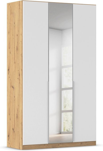 RAUCH Drehtürenschrank Alabama mit Spiegel in Weiß und Eiche Artisan, B/T/H: 136 x 54 x 229 cm - Bild 1