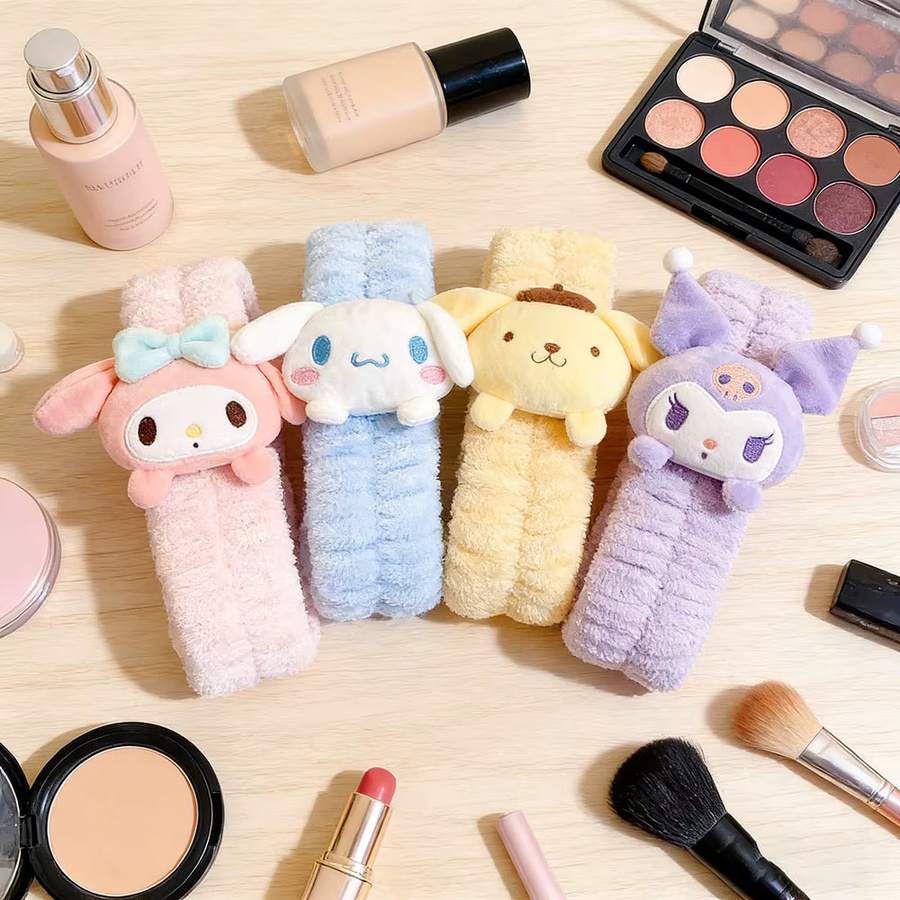 Sanrio Kuromi Cinnamoroll Waschgesichts-Stirnbänder, Damen - Bild 5
