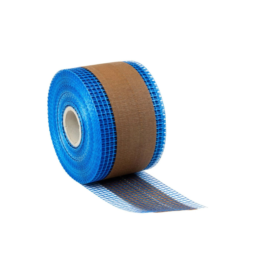 Dalsys Balkenfix Glasfasergewebe Blau, Breite: 16,6 cm, Länge: 50 m, 140 g/m², Maschenweite: 10 x 10 mm - Bild 2